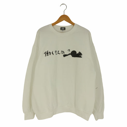 ニーア クロージング NieR CLOTHING 働くもんか スウェット メンズ JPN:XL