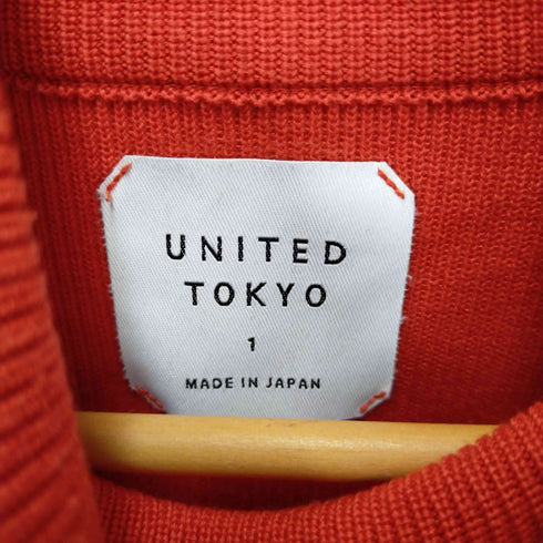 ユナイテッドトウキョウ UNITED TOKYO 畦タートルニット メンズ 1