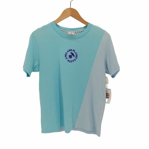 エーエイプバイアベイシングエイプ Aape BY BATHING APE APE Logo Embossed Cotton Jersey T-Shirt Y2K レディース JPN:M