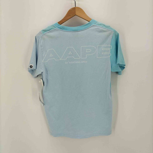 エーエイプバイアベイシングエイプ Aape BY BATHING APE APE Logo Embossed Cotton Jersey T-Shirt Y2K レディース JPN:M