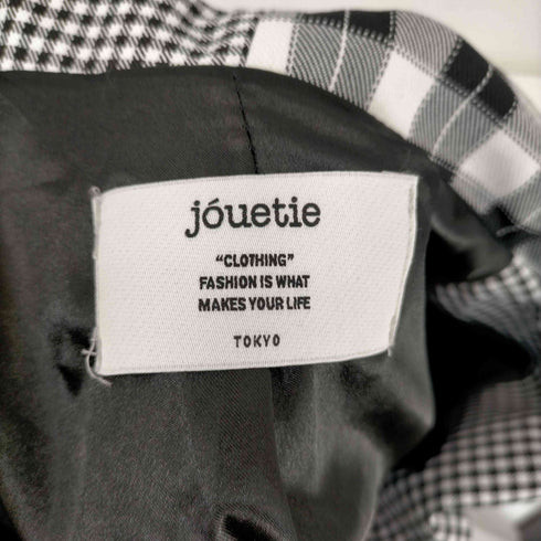 ジュエティ jouetie パッチワークショートジャケット スカパン レディース M
