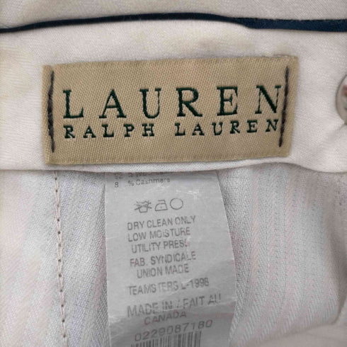 ローレンラルフローレン LAUREN RALPH LAUREN ツータック カシミヤ混 スラックスパンツ メンズ 32×30