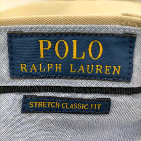ポロラルフローレン POLO RALPH LAUREN STRETCH CLASSIC FIT ノータックパンツ メンズ 33/32