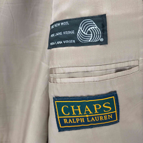 チャップスラルフローレン CHAPS RALPH LAUREN ウールチェック テーラードジャケット メンズ 40