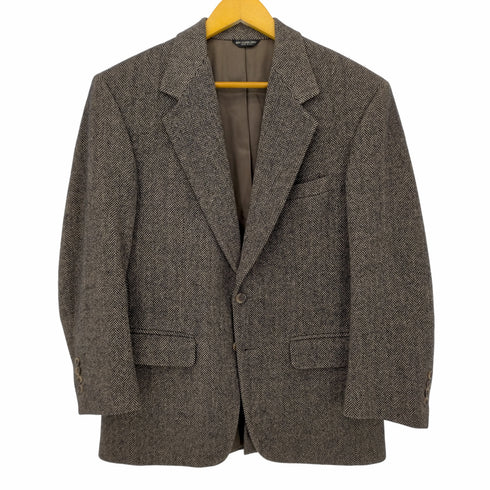 ビルブラス BILL BLASS USA製 2B ヘリンボーン テーラードジャケット メンズ
