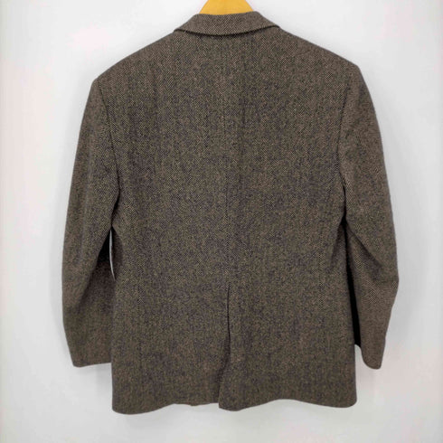 ビルブラス BILL BLASS USA製 2B ヘリンボーン テーラードジャケット メンズ