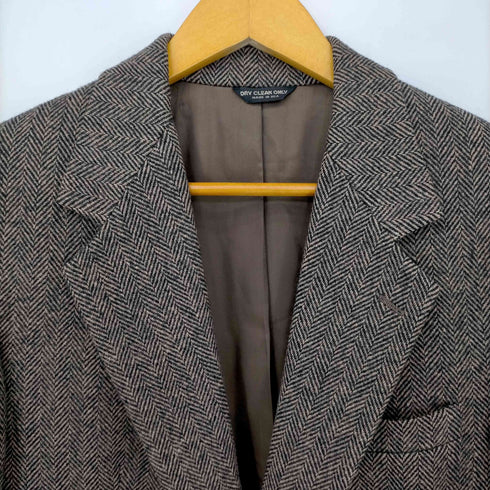 ビルブラス BILL BLASS USA製 2B ヘリンボーン テーラードジャケット メンズ