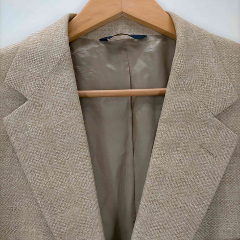 ブルックスブラザーズ BROOKS BROTHERS イタリア製 シルクリネン混 2Bテーラードジャケット メンズ 41S
