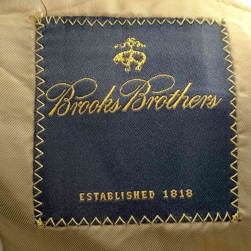ブルックスブラザーズ BROOKS BROTHERS イタリア製 シルクリネン混 2Bテーラードジャケット メンズ 41S