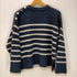 ビーミングバイビームス B:MING by BEAMS ボーダー 肩ボタン プルオーバー ニット レディース ONE SIZE