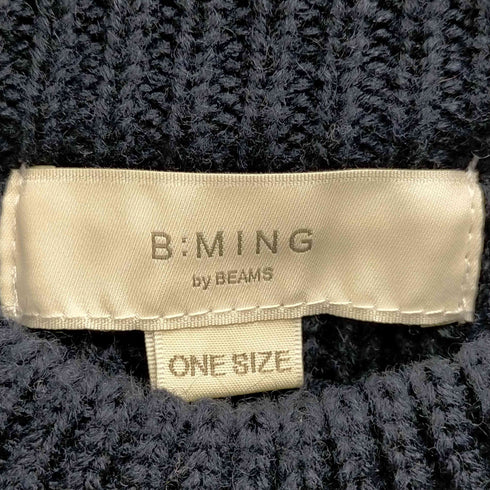 ビーミングバイビームス B:MING by BEAMS ボーダー 肩ボタン プルオーバー ニット レディース ONE SIZE