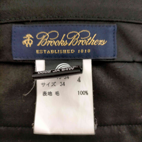 ブルックスブラザーズ BROOKS BROTHERS ウール ノータックスラックスパンツ メンズ US:34-35