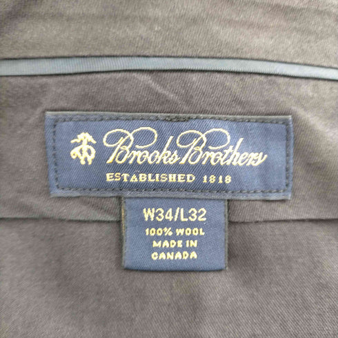 ブルックスブラザーズ BROOKS BROTHERS ウール ノータックスラックスパンツ メンズ US:34-35