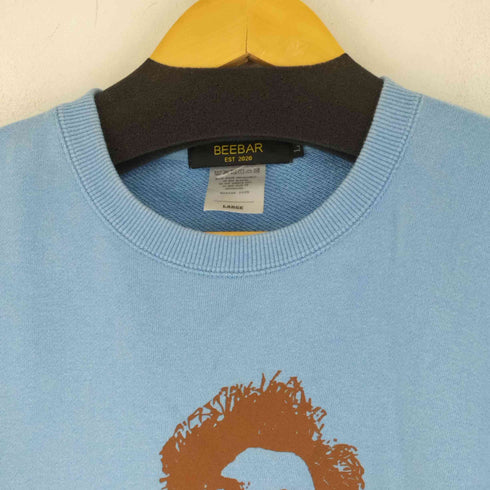 BEEBAR FP SWEAT SHIRT フロントプリントスウェット FUCK POLITICIANS メンズ JPN:L