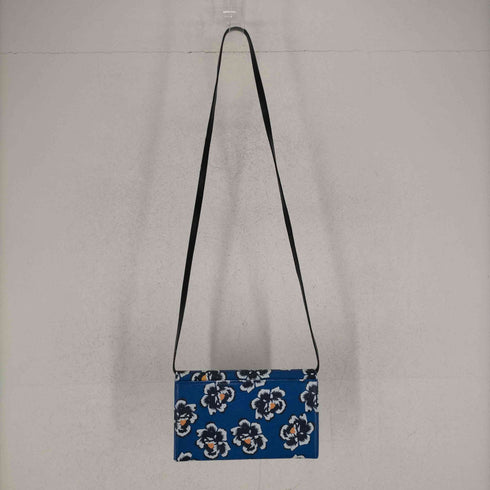 ポールスミス Paul Smith ボタニカル柄サフィアーノレザーショルダーバッグ ウォレットバッグ レディース