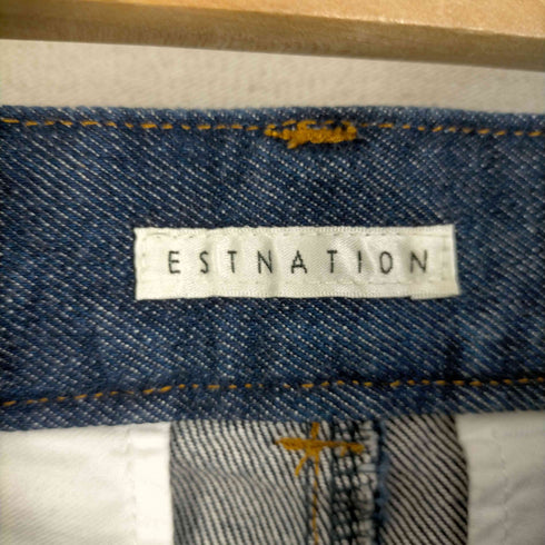 エストネーション ESTNATION ストレッチデニムフレアパンツ レディース JPN:34
