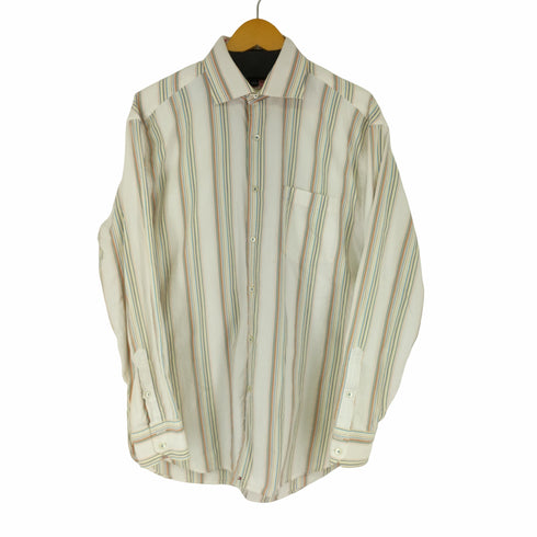 トミーヒルフィガー TOMMY HILFIGER ストライプ L/S シャツ メンズ import:M