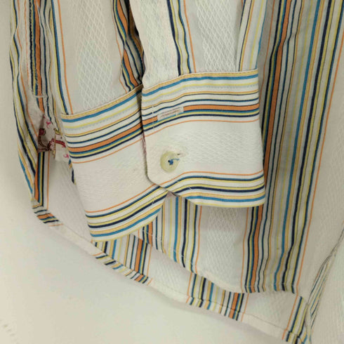 トミーヒルフィガー TOMMY HILFIGER ストライプ L/S シャツ メンズ import:M