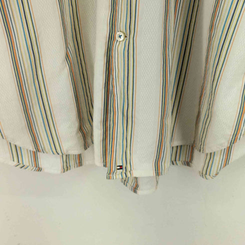 トミーヒルフィガー TOMMY HILFIGER ストライプ L/S シャツ メンズ import:M
