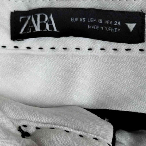 ザラ ZARA FULL LENGTH TROUSERS 1タックワイドスラックス レディース XS