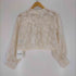 クレイオ CLEIO SHEER FLORAL JACQUARD BLOUSE レディース JPN:2