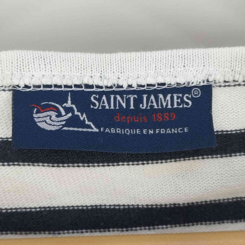 セントジェームス SAINT JAMES ボートネック ボーダーTシャツ バスクシャツ レディース import:XS