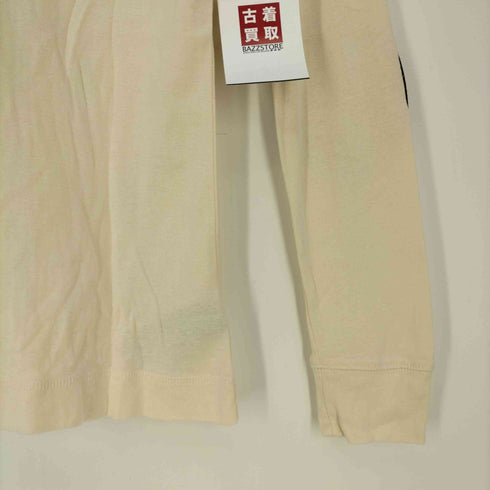 ローレンジーンズカンパニー LAUREN JEANS COMPANY ショルダージップ エルボーパッチ クルーネックTシャツ レディース import:S
