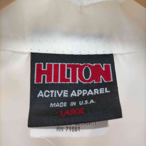 ヒルトン HILTON 80~90S 刺繍ナイロンコーチジャケット メンズ JPN:L