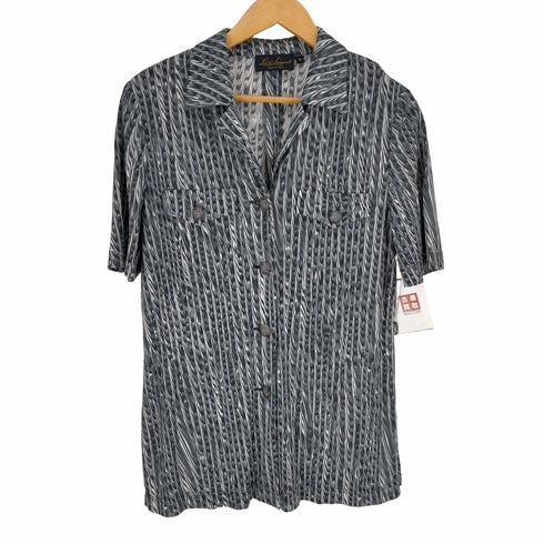 フルギ luisa spagnoli MADE IN ITALY 総柄半袖開襟シャツ レディース JPN:M