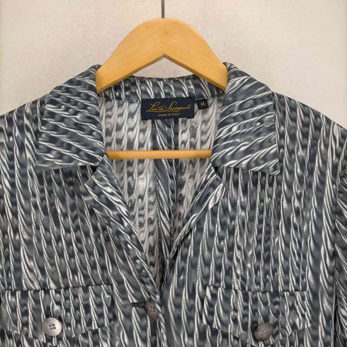 フルギ luisa spagnoli MADE IN ITALY 総柄半袖開襟シャツ レディース JPN:M