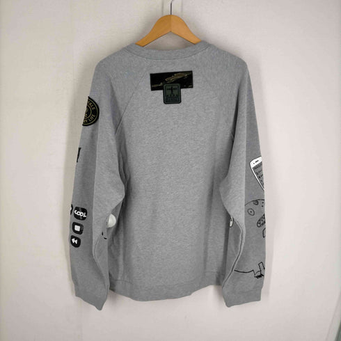 ドルチェアンドガッバーナ DOLCE&GABBANA ワッペン プリントスウェット メンズ JPN:48