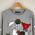 ドルチェアンドガッバーナ DOLCE&GABBANA ワッペン プリントスウェット メンズ JPN:48