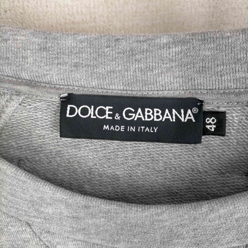 ドルチェアンドガッバーナ DOLCE&GABBANA ワッペン プリントスウェット メンズ JPN:48