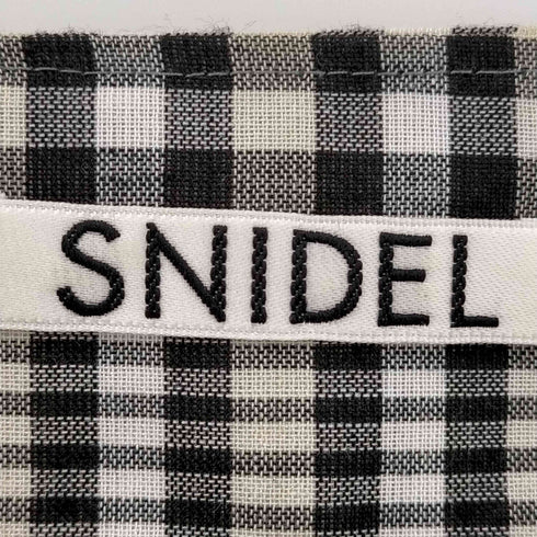 スナイデル snidel チェックシアーティアードロングワンピース レディース JPN:0