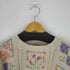エルエルビーン L.L.Bean 80s 花柄 クルーネックローゲージニットセーター メンズ JPN:S