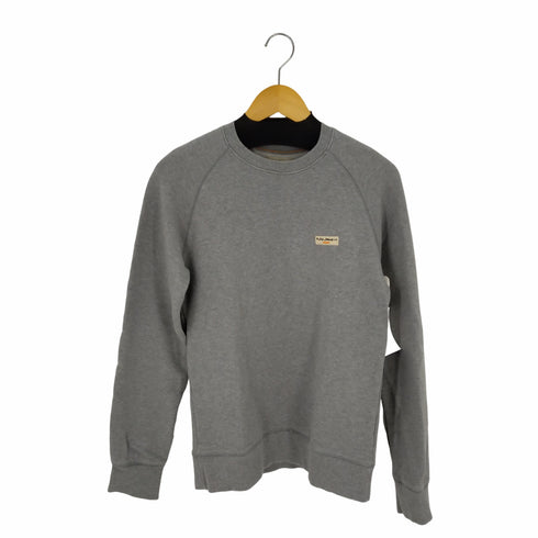 ヌーディージーンズ Nudie Jeans SAMUEL LOGO SWEAT SHIRT ワンポイント刺繍ロゴスウェット メンズ JPN:XS