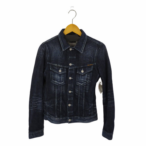 ヌーディージーンズ Nudie Jeans BILLY NEARLY DRY 2ポケットデニムジャケット 加工 メンズ import:S