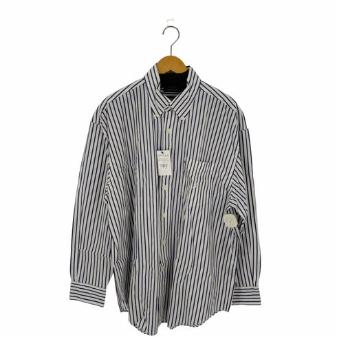ノーティカ NAUTICA 80s TWO-PLY COTTON ボタンダウンL/Sストライプシャツ メンズ XL