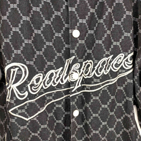 西瓜家 real space 刺繍 スタジャン メンズ