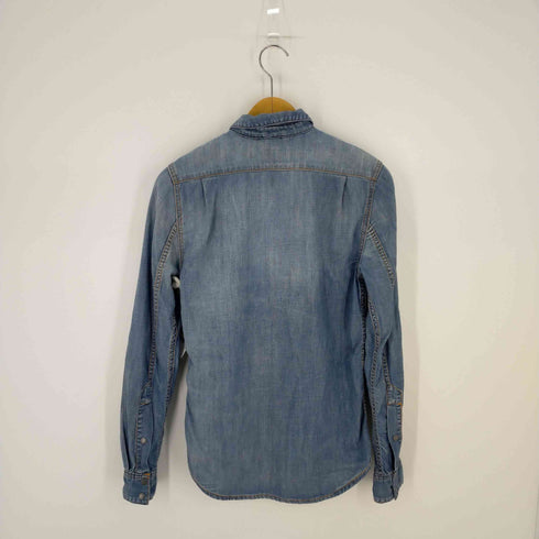ヌーディージーンズ Nudie Jeans HENRY RIPPED POCKET デニムシャツ メンズ JPN:XS