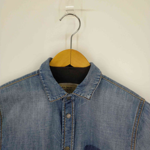 ヌーディージーンズ Nudie Jeans HENRY RIPPED POCKET デニムシャツ メンズ JPN:XS