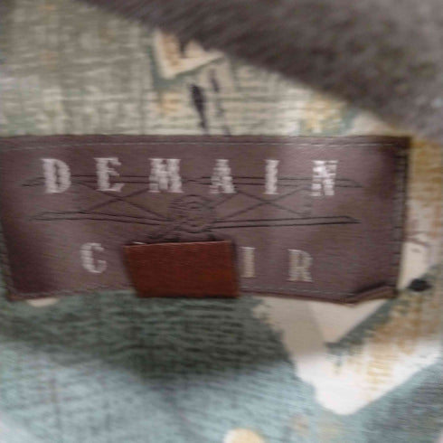 フメイ DEMAIN CLAIR 総柄S/Sボックスシャツ オーバーサイズ メンズ 3L