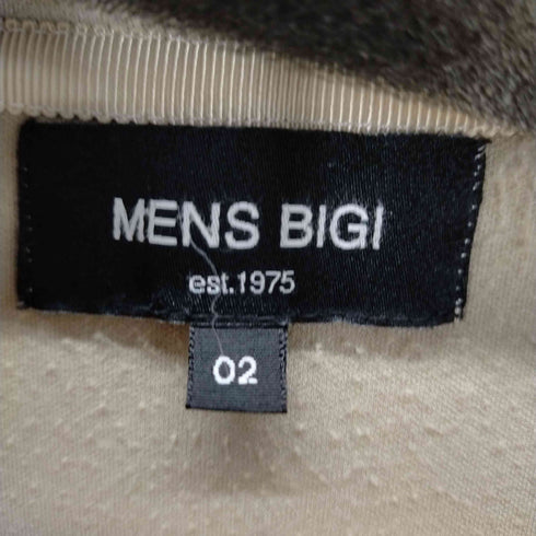 メンズビギ MENS BIGI スウェード地ダブルジップパーカー メンズ JPN:2