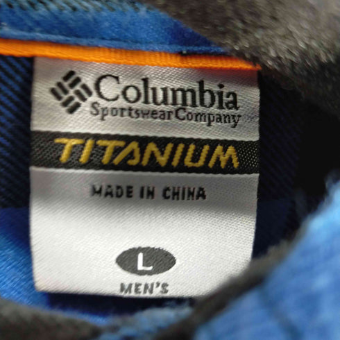 コロンビア Columbia ブロックチェックネルシャツ メンズ import:L