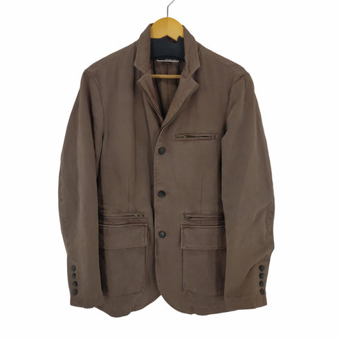 マイケルコース Michael Kors 2WAY コットンミドルジャケット ジッパー ボタン メンズ import:S