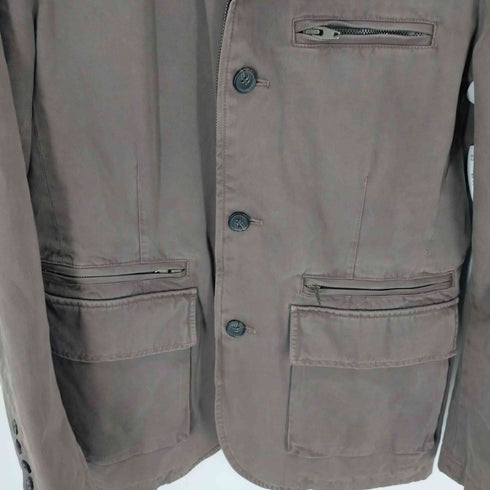 マイケルコース Michael Kors 2WAY コットンミドルジャケット ジッパー ボタン メンズ import:S