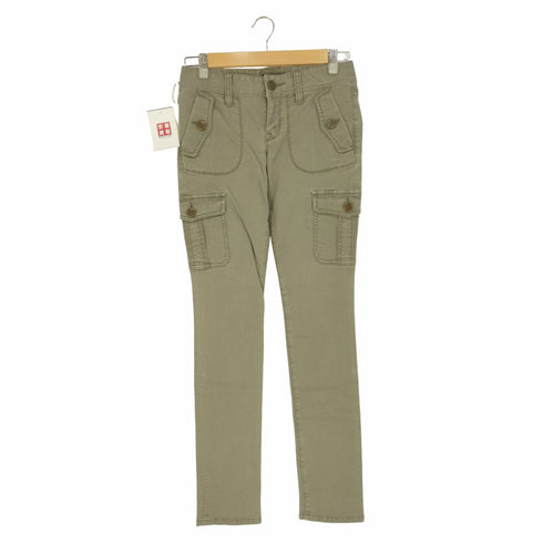 バーバリーロンドン BURBERRY LONDON スキニーカーゴパンツ レディース 36