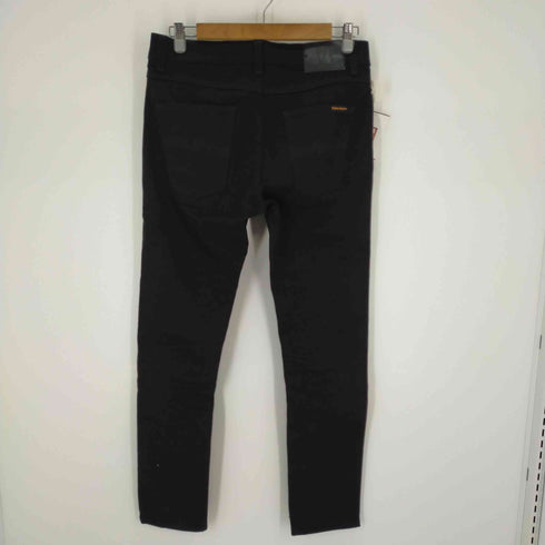 ヌーディージーンズ Nudie Jeans Lean Dean DRY EVERBLACK テーパードブラックコットンパンツ メンズ 31/30