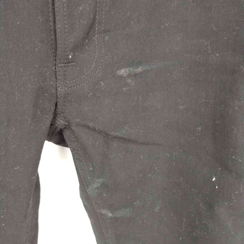 ヌーディージーンズ Nudie Jeans Lean Dean DRY EVERBLACK テーパードブラックコットンパンツ メンズ 31/30