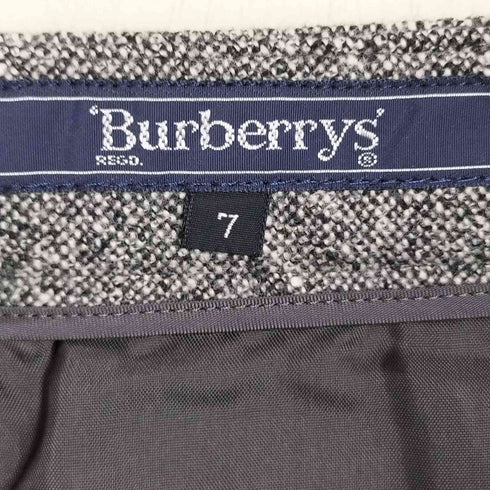 バーバリーズ BURBERRYS カシミヤブレンド ラムウールスラックスパンツ レディース 7AP(36)